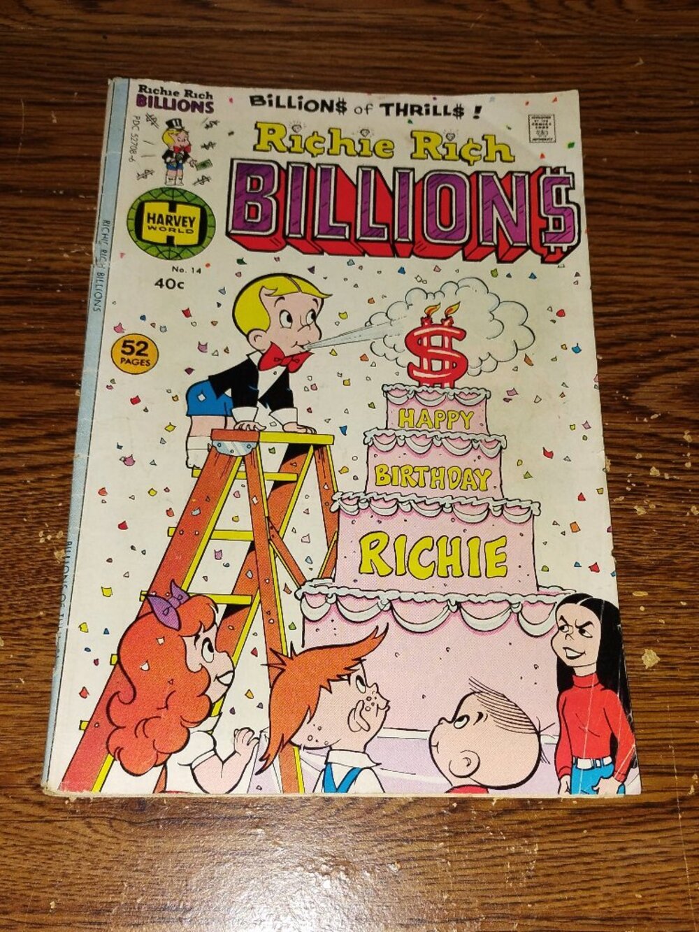 Richie Rich Billions #14  (Harvey Comics, 1977)